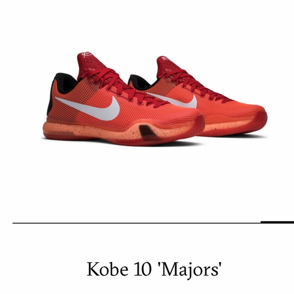 kobe 10 majors